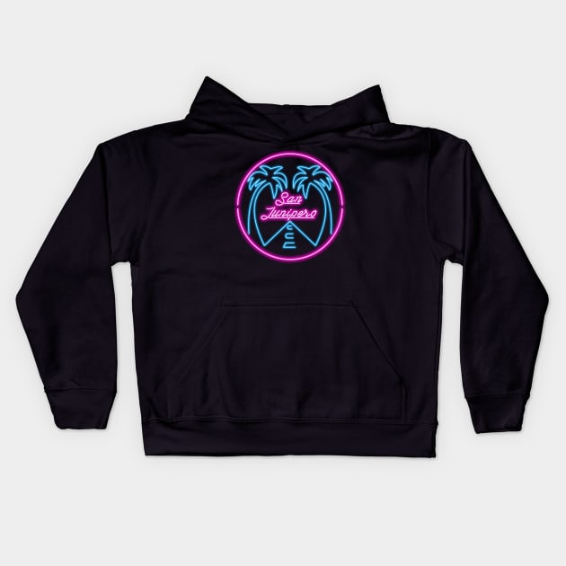 San Junipero Kids Hoodie by geeklyshirts